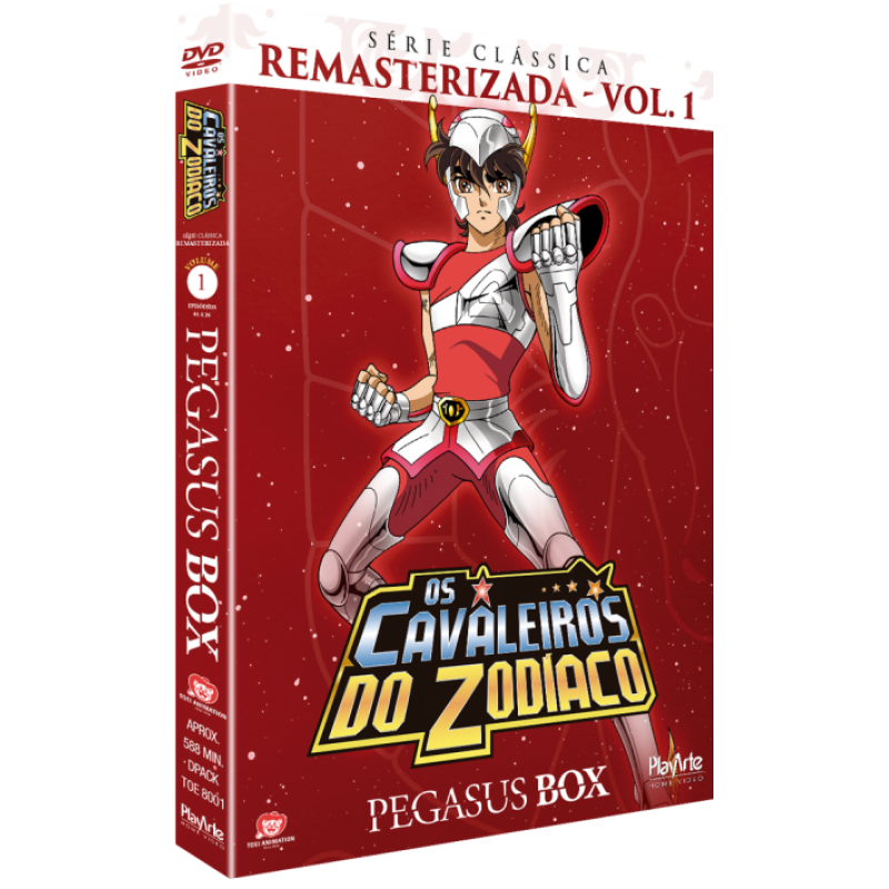 Box Os Cavaleiros do Zodíaco - Série Clássica Vol. 1 (4 DVD's)